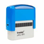 Carimbo Trodat 4911 P2 Azul - 38x14mm