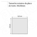 Carimbo Trodat Printy 4923 Preto - 30x30mm - Imagem 2